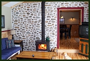 Bing Retreat Stone Cabin Lodge Interior