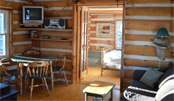 Bing Retreat Log Cottage Interior